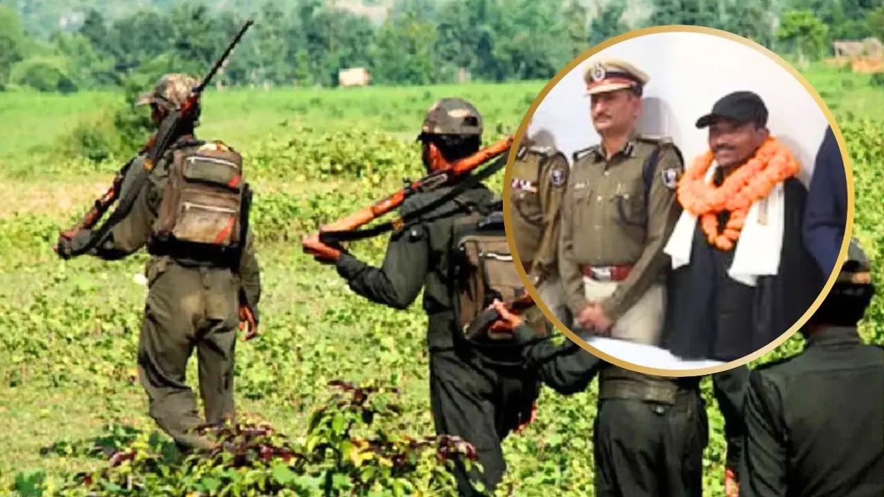 मुंगेर की पहाड़ियों का 25 साल पुराना नक्सली सरदार सुरेश कोड़ा सरेंडर, AK-47 समेत हथियार सौंपे