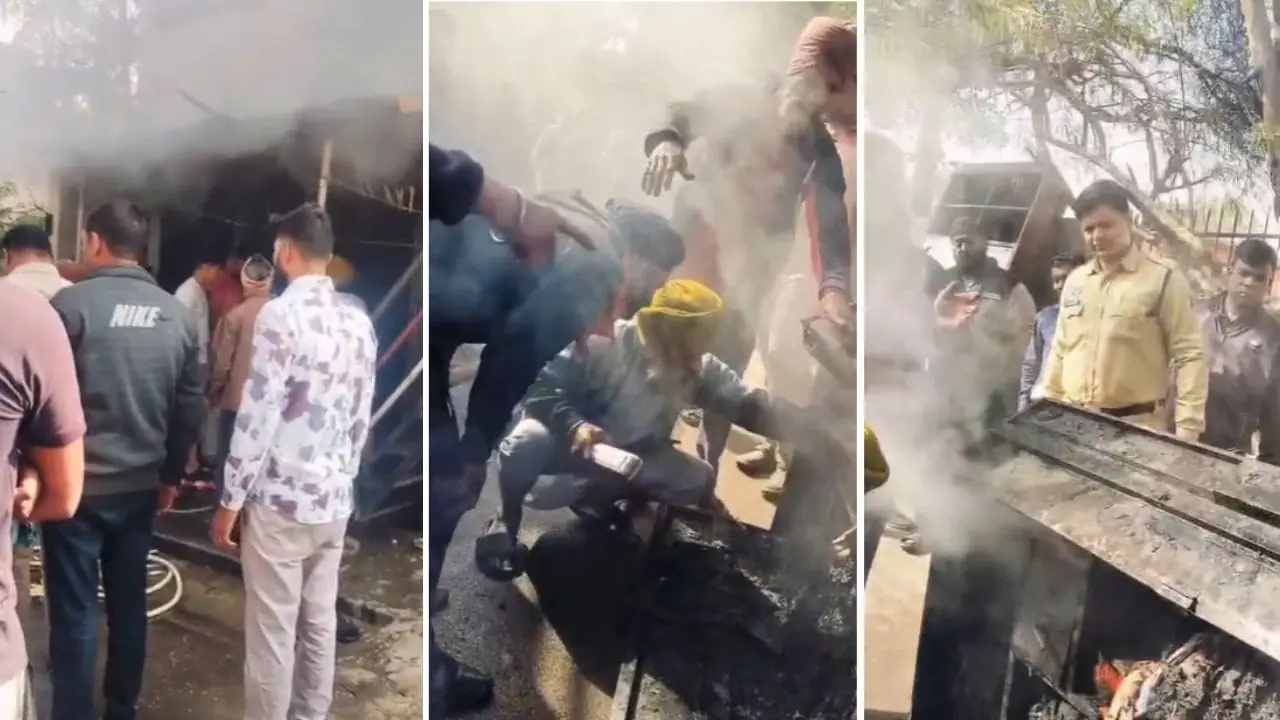 रायपुर में रूम हीटर से भीषण आग, बुजुर्ग की जलकर मौत, गेट बंद होने से पड़ोसी न कर सके मदद