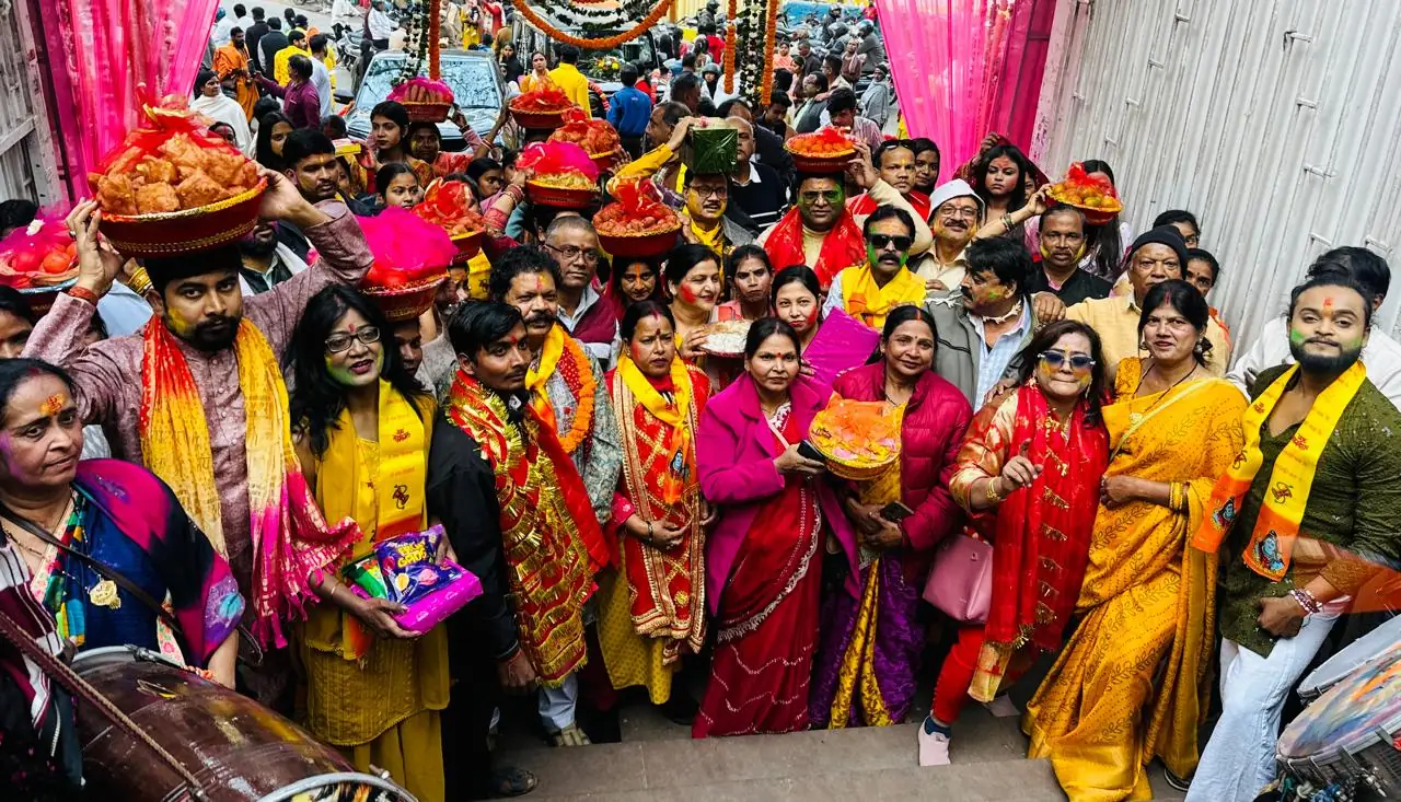 रांची में वसंत पंचमी पर पहाड़ी बाबा तिलकोत्सव की भव्य झलक