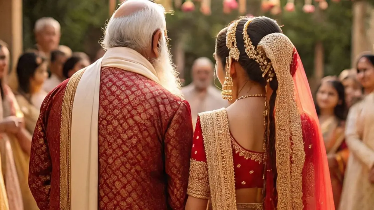 13 साल की बेटी को बूढ़े से शादी करा मां फरार, पिता ने बचाई मासूम