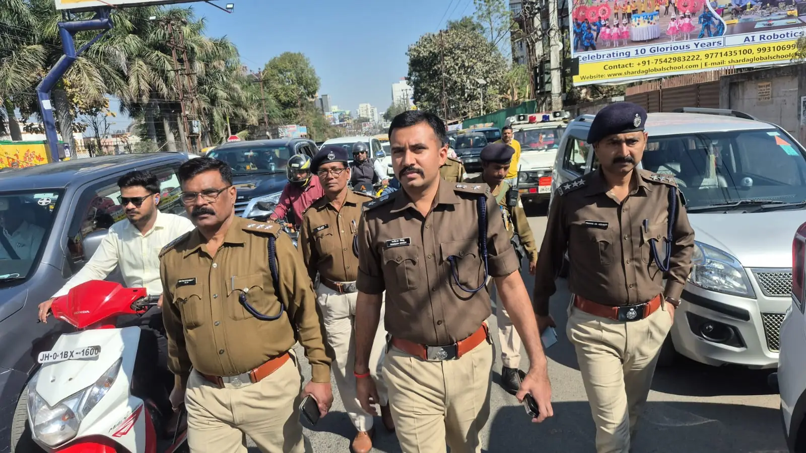बोर्ड परीक्षाओं के लिए रांची में ट्रैफिक पर सख्ती, सुबह 8 बजे से पुलिस तैनाती